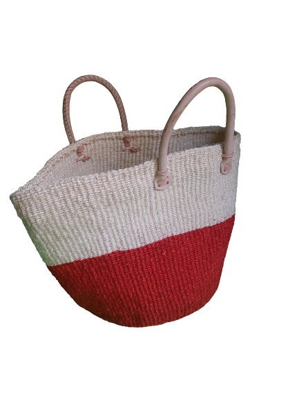 Two-Tone Sisal Kiondo Tote Bag - Image 4