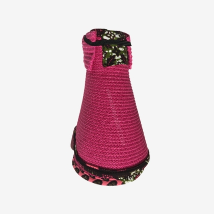 Woven Sun Visor with Ankara Trim - Image 5