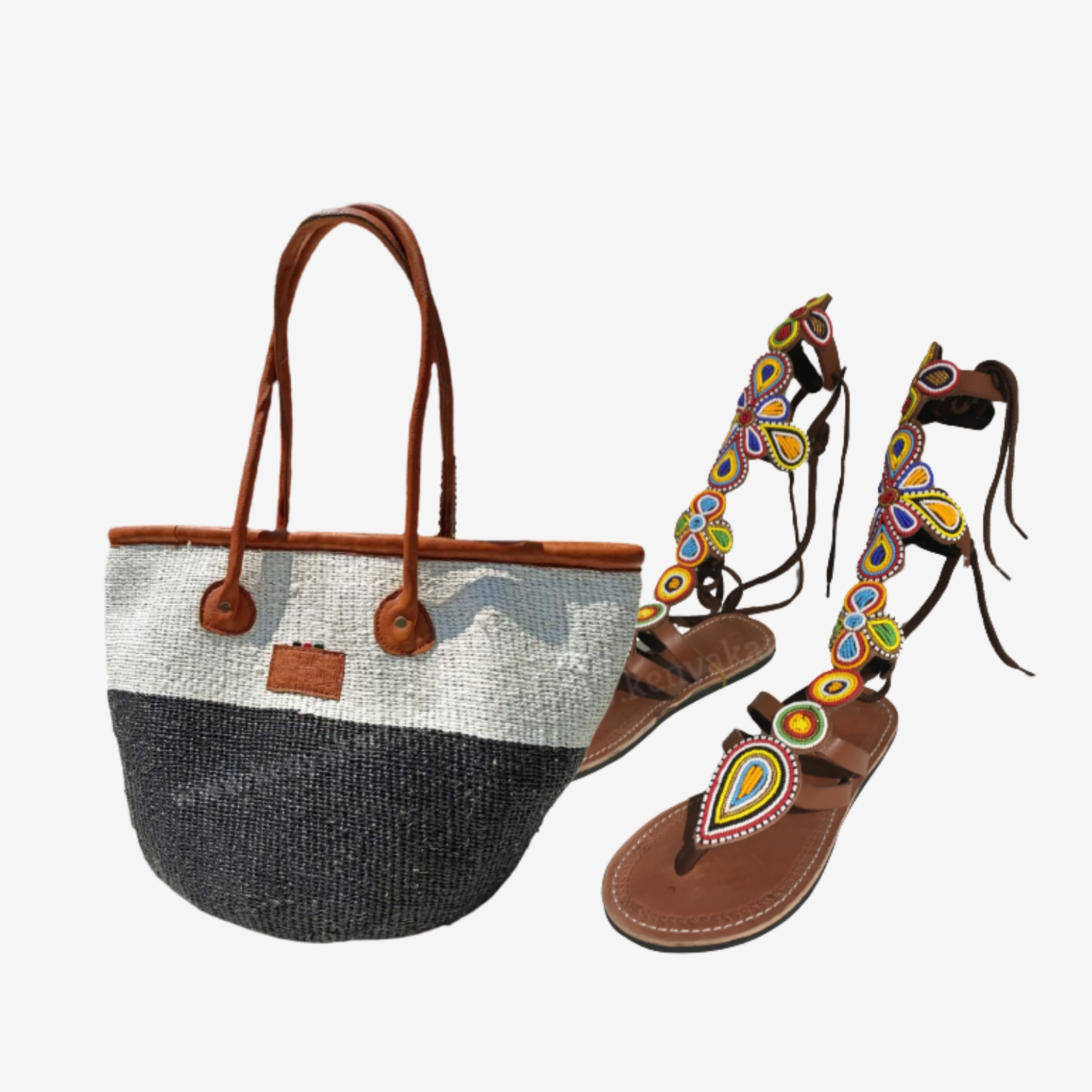 Kiondo Bag and Gladiator Sandals